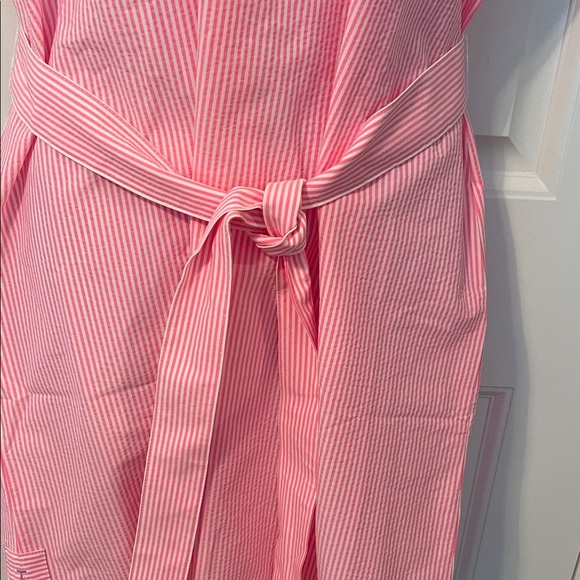 Vineyard Vines Malibu Pink Striped Dress - Picture 7 of 9